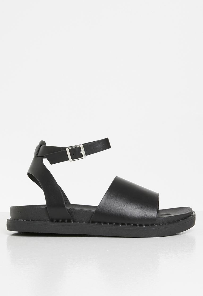 Glamorous - Wide fit  chunky sandal - black