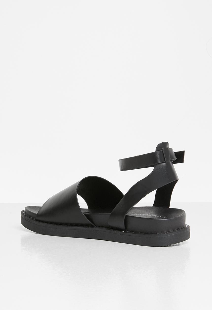 Glamorous - Wide fit  chunky sandal - black