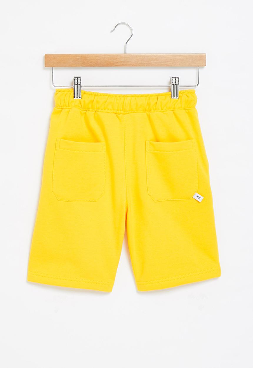 Original Penguin - Boys pete word short - yellow