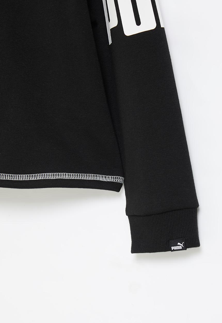 PUMA - Puma power hoodie fl g - black
