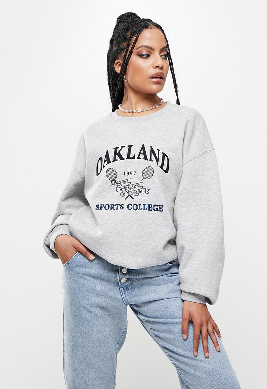 Factorie - Os graphic crew 1 - grey marle/oakland