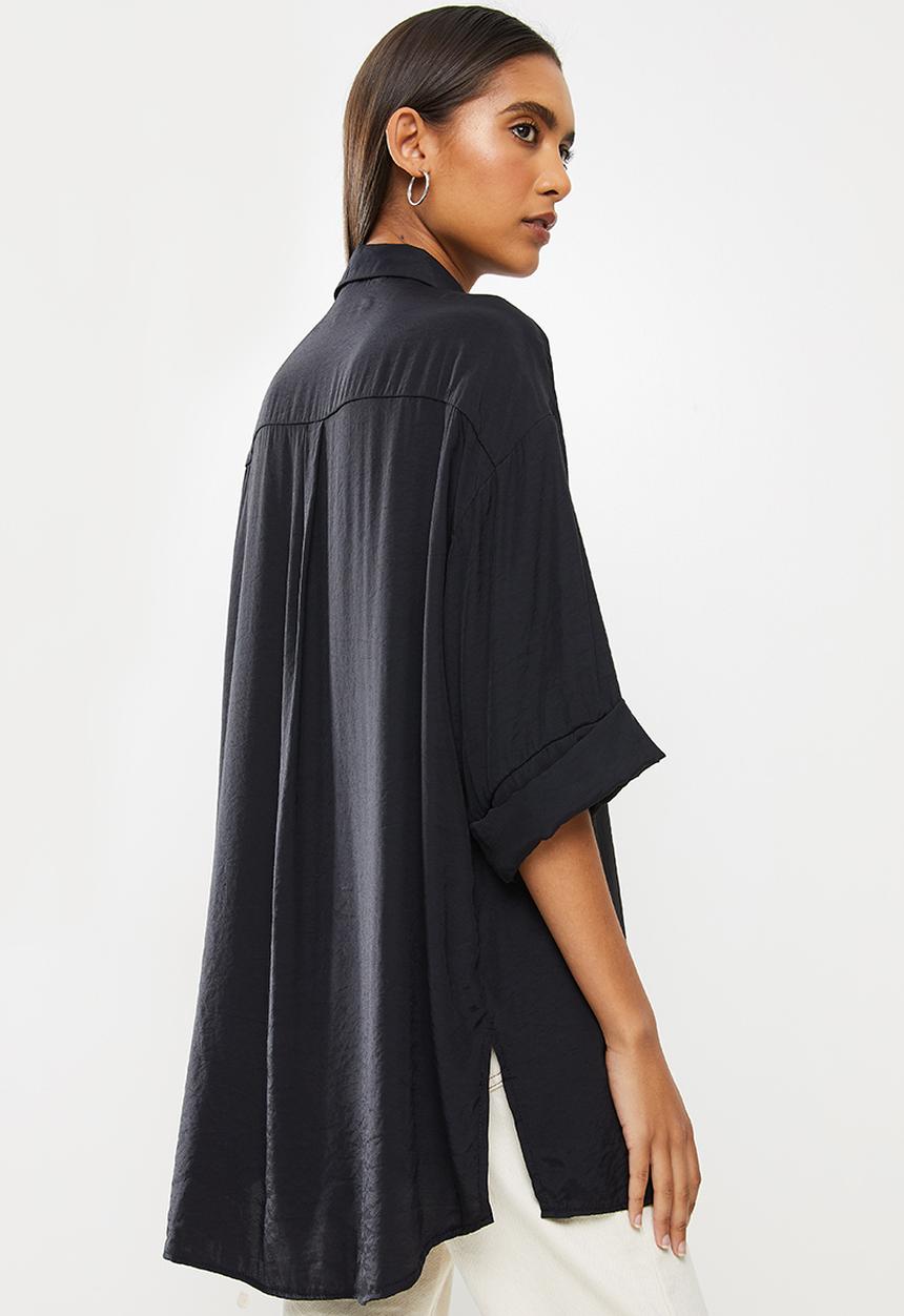 Me&B - Oversized shirt - black