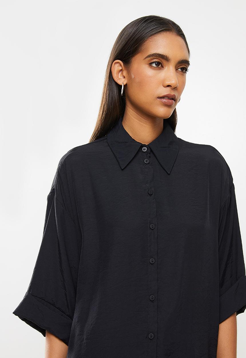 Me&B - Oversized shirt - black
