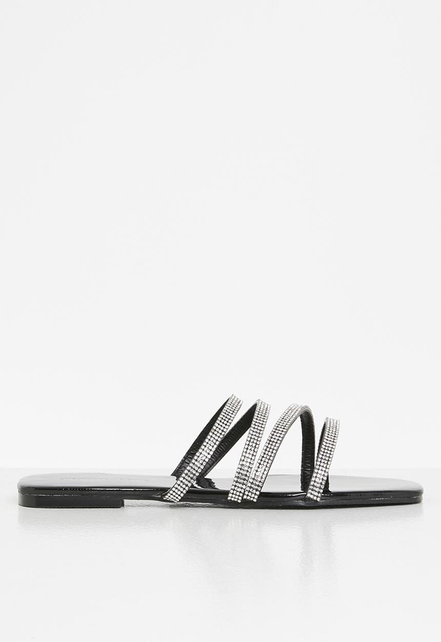 SISSY BOY - Patent it sandal - black