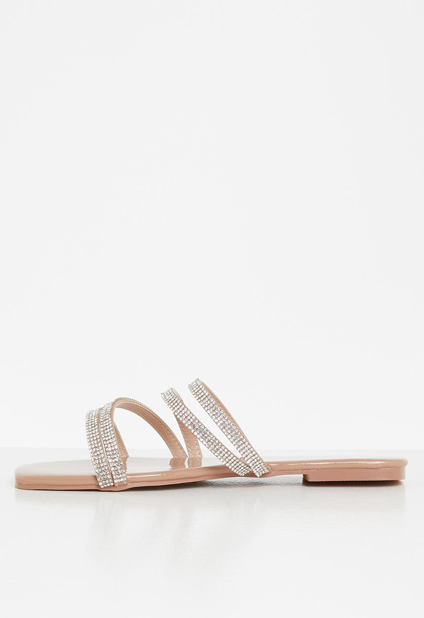 SISSY BOY - Patent it sandal - neutral 