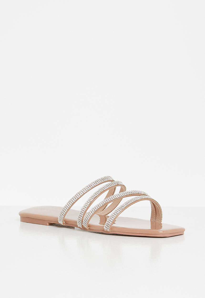 SISSY BOY - Patent it sandal - neutral 