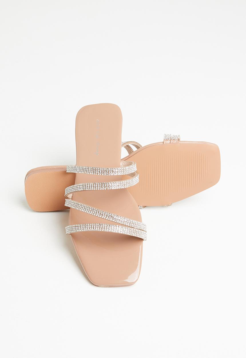 SISSY BOY - Patent it sandal - neutral 