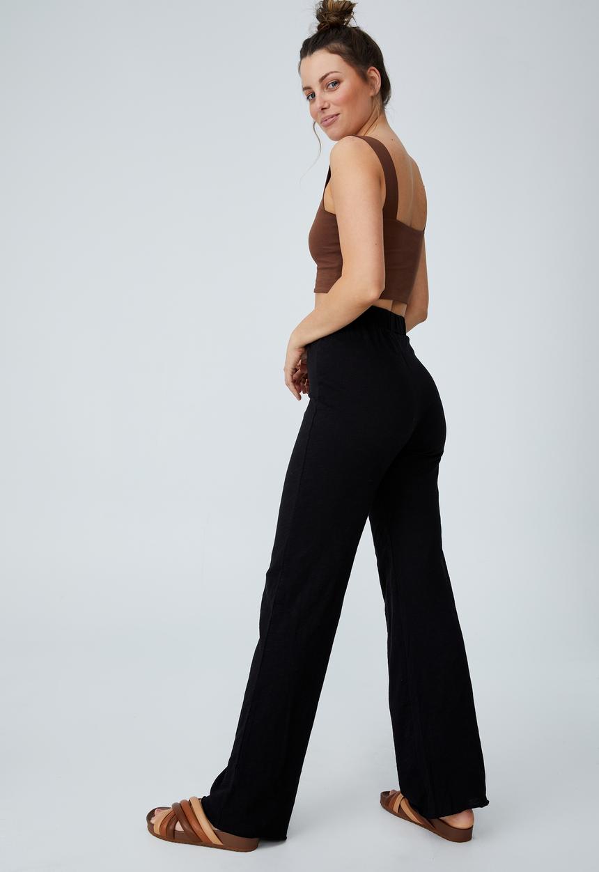 Cotton On - April wide leg pants - black