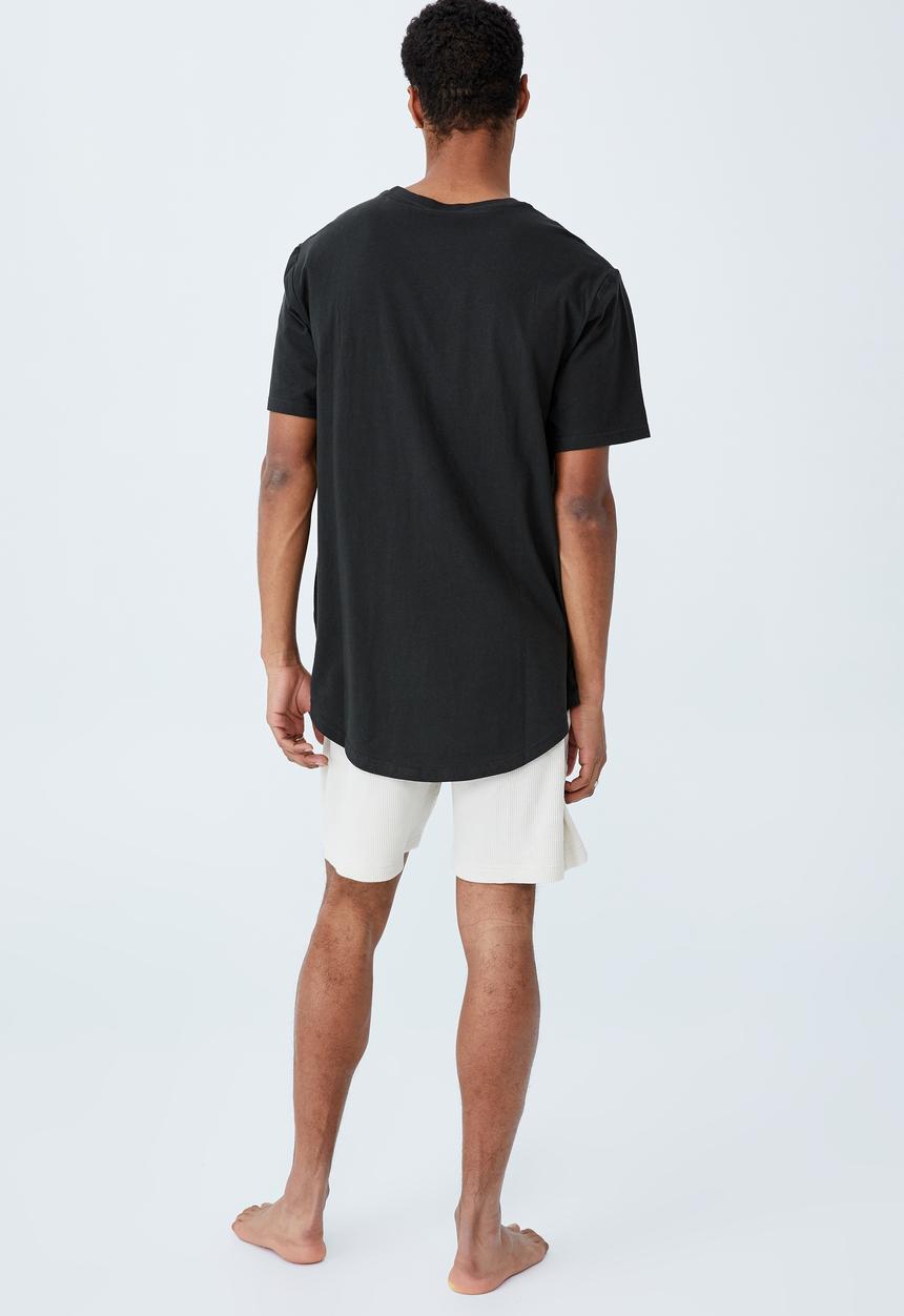 Cotton On - Waffle jogger short - bone