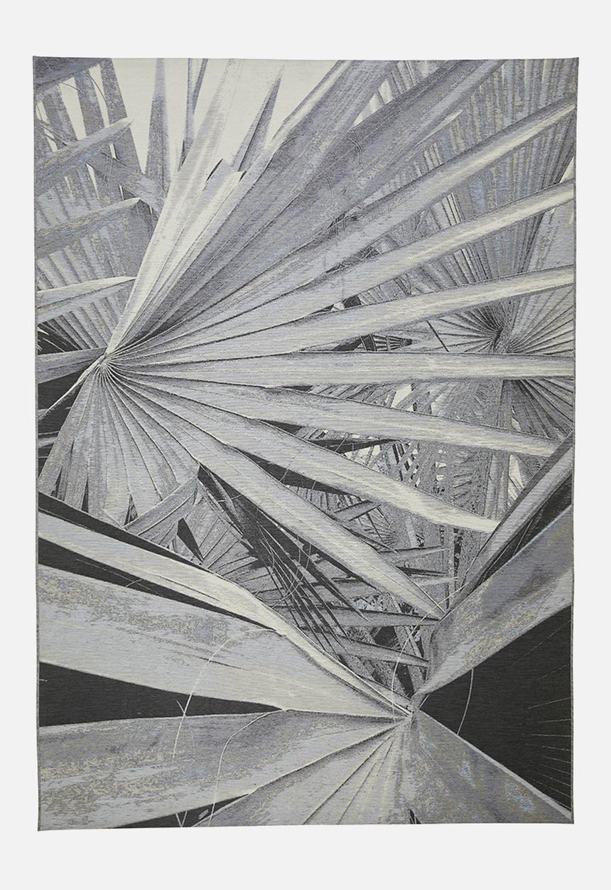 Hertex Haus - Fan leaf rug - silver 