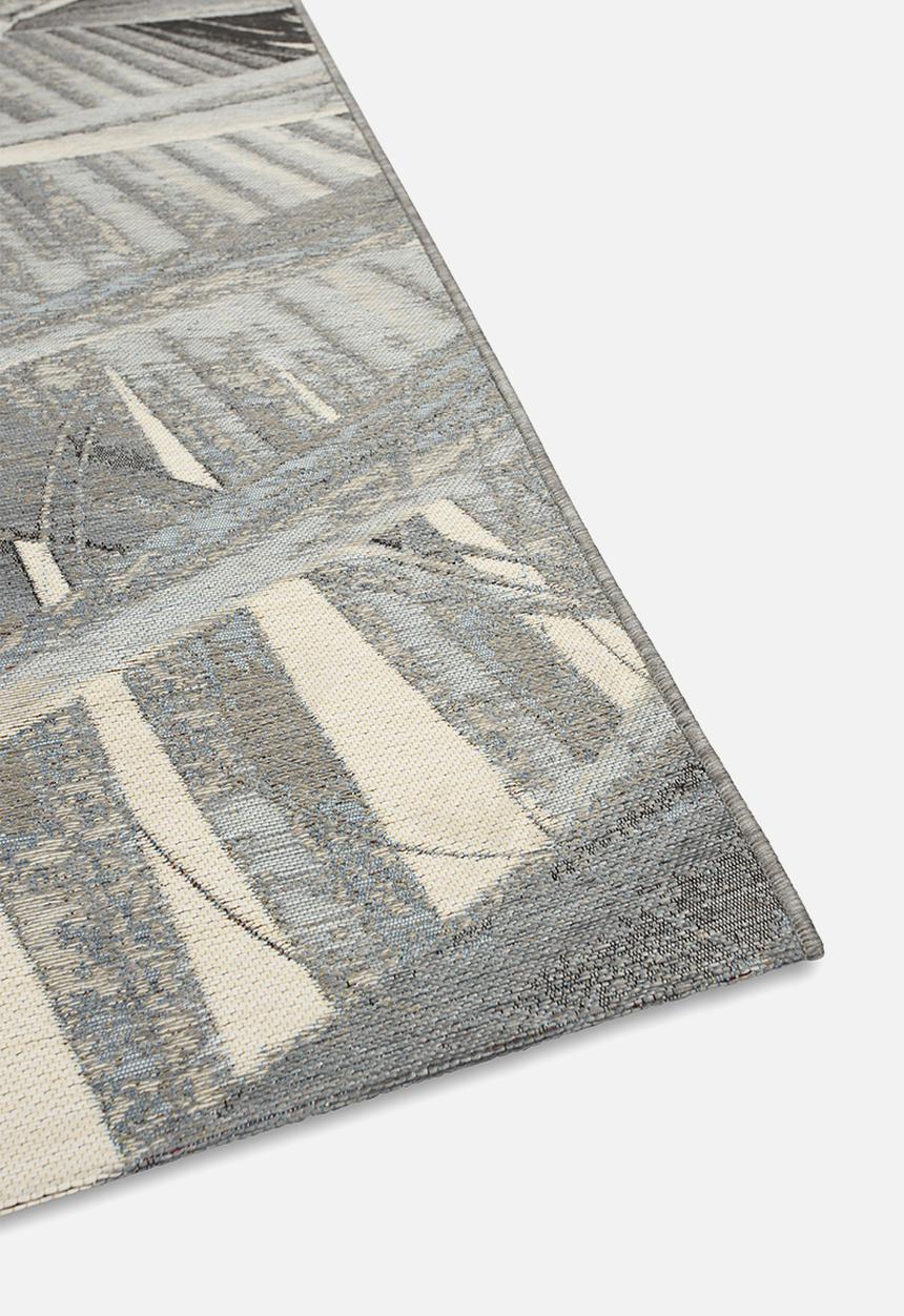 Hertex Haus - Fan leaf rug - silver 
