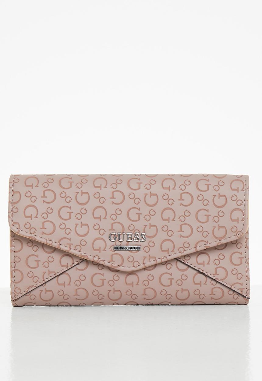 GUESS - Buoso slg slim clutch - pink 