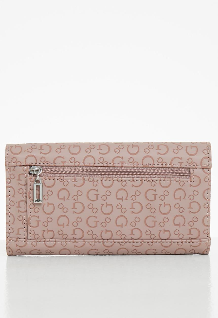GUESS - Buoso slg slim clutch - pink 