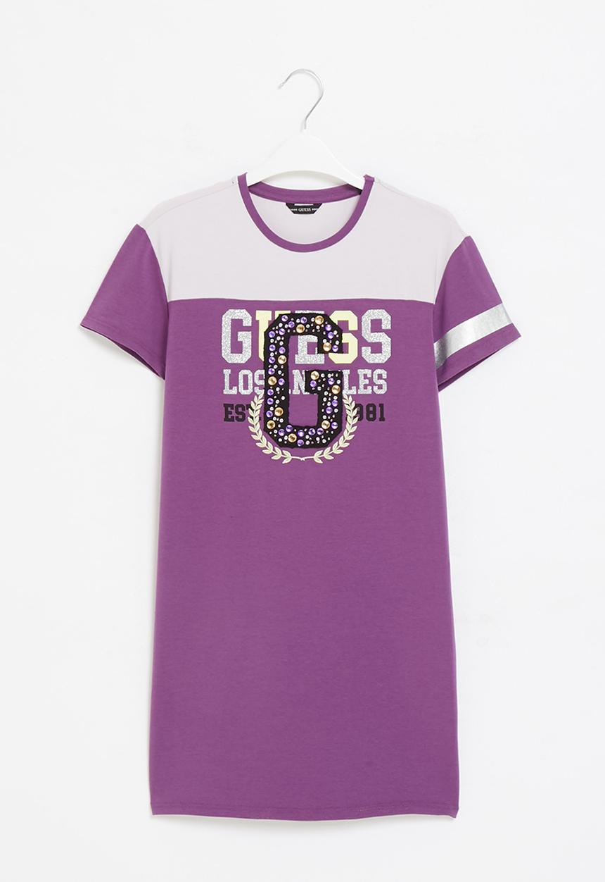 GUESS - Stretch jersey dress - grey