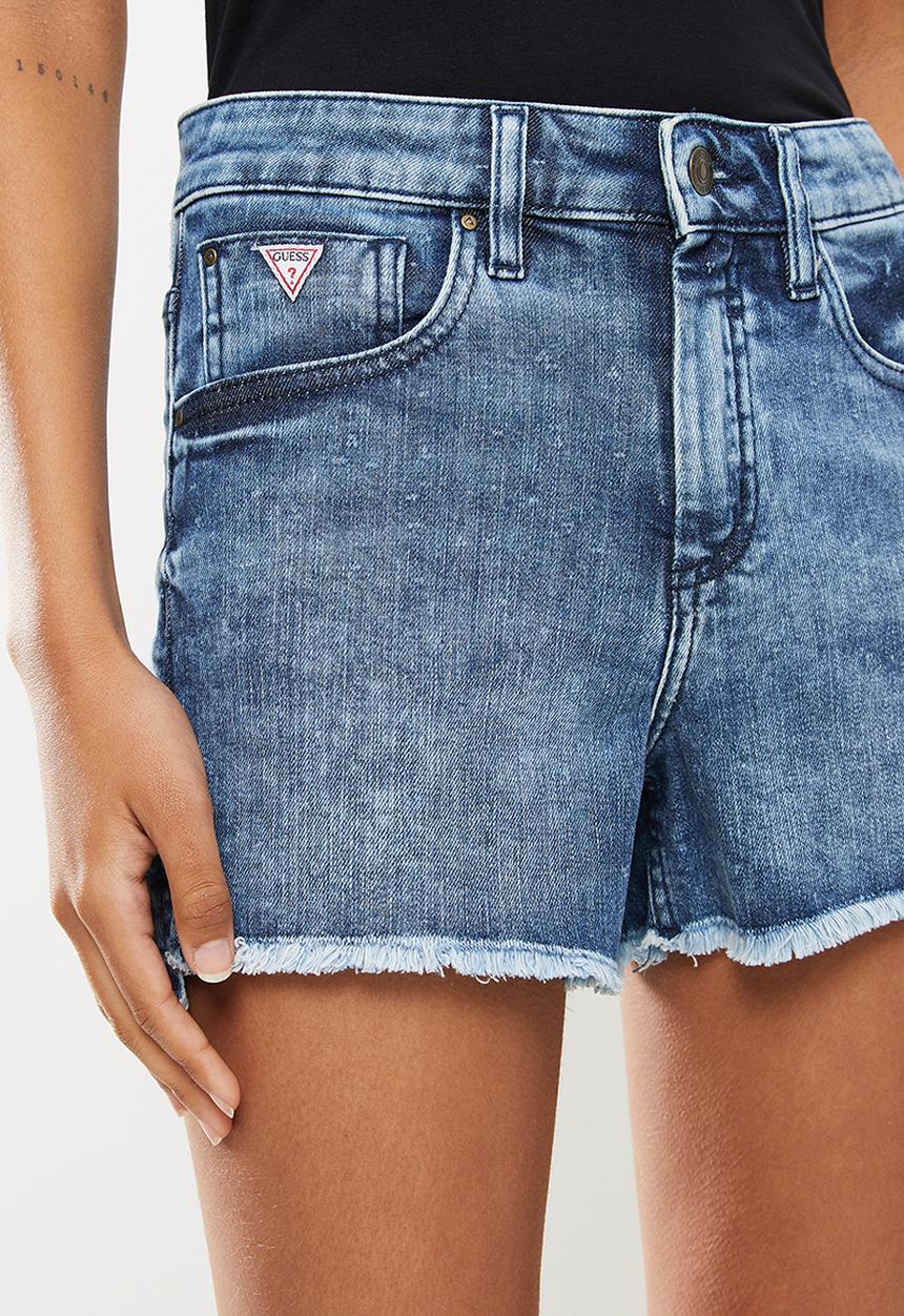 GUESS - High waisted short - blue
