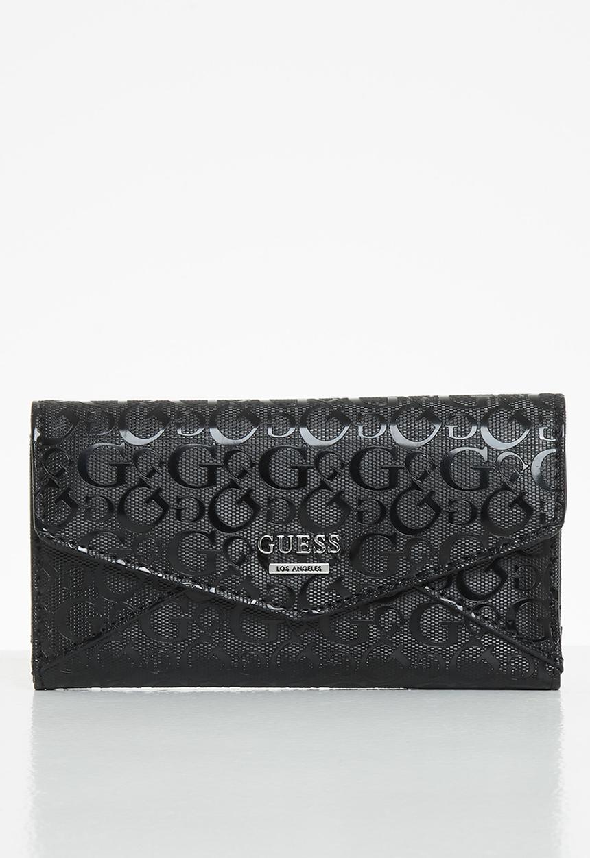 GUESS - Buoso slg slim clutch - black