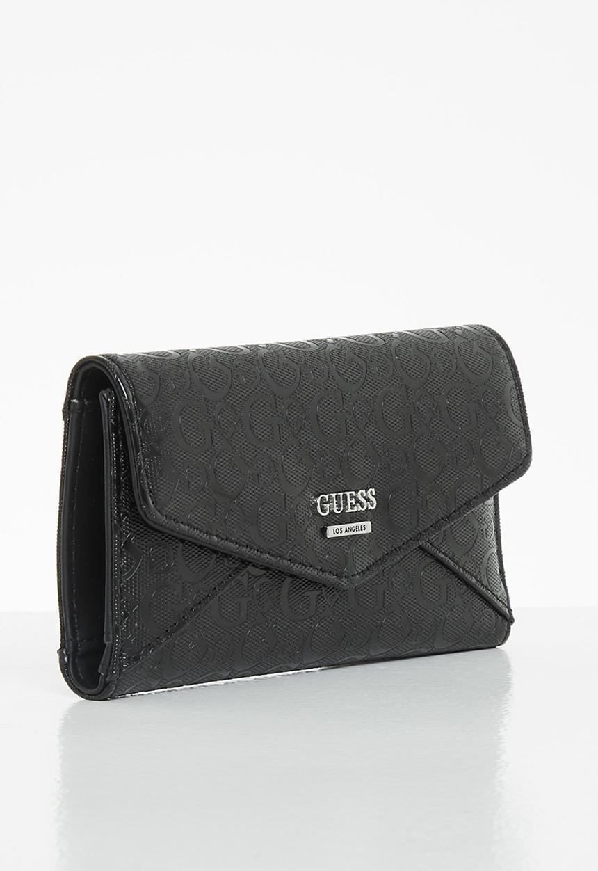 GUESS - Buoso slg slim clutch - black