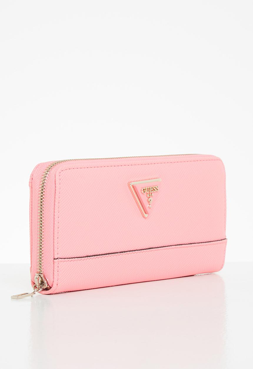 GUESS - Cordelia slg large zip around - pink