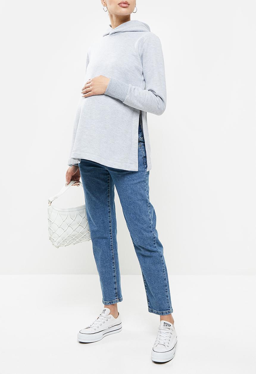 Superbalist - Maternity side slit hoodie - grey 