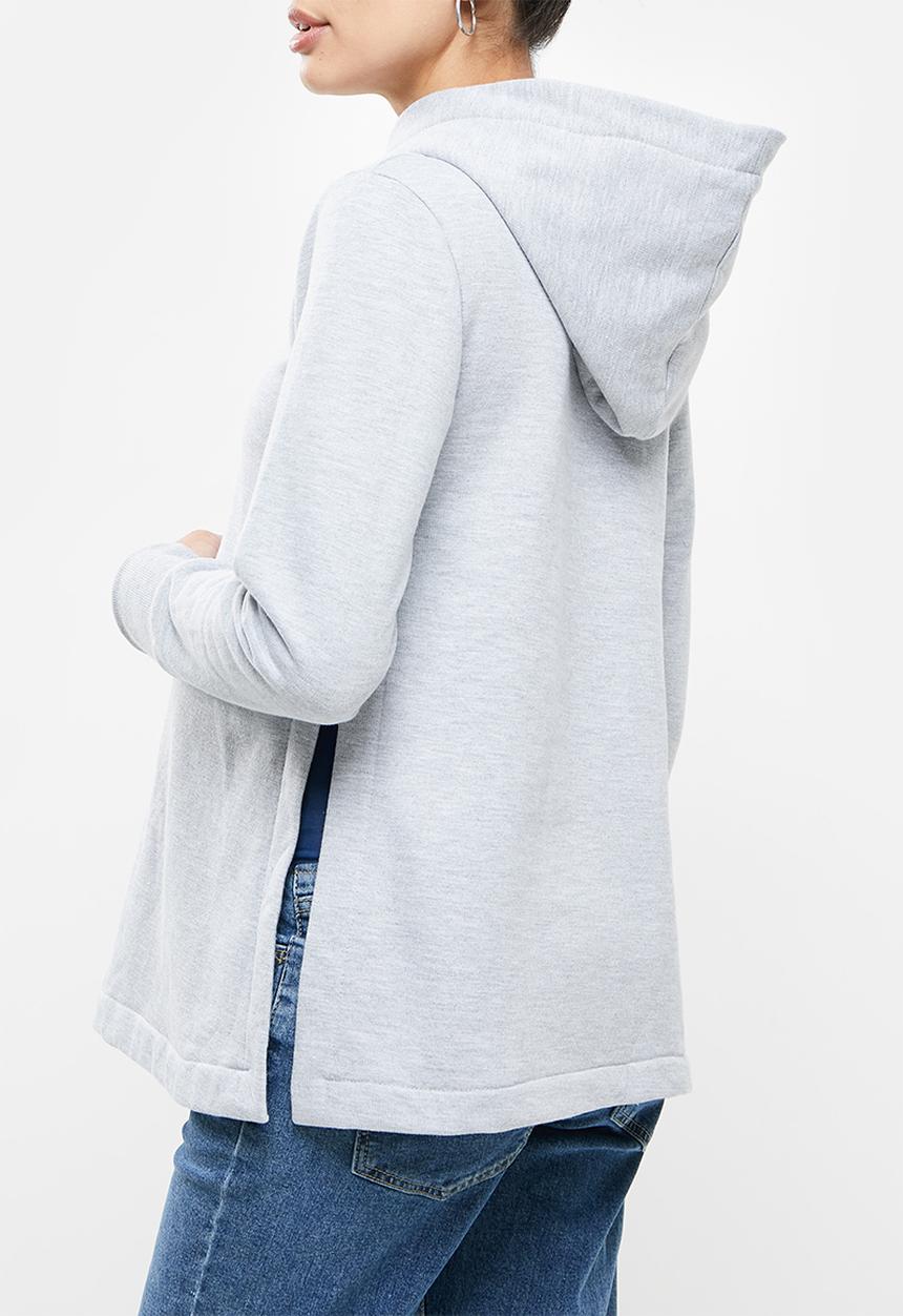 Superbalist - Maternity side slit hoodie - grey 