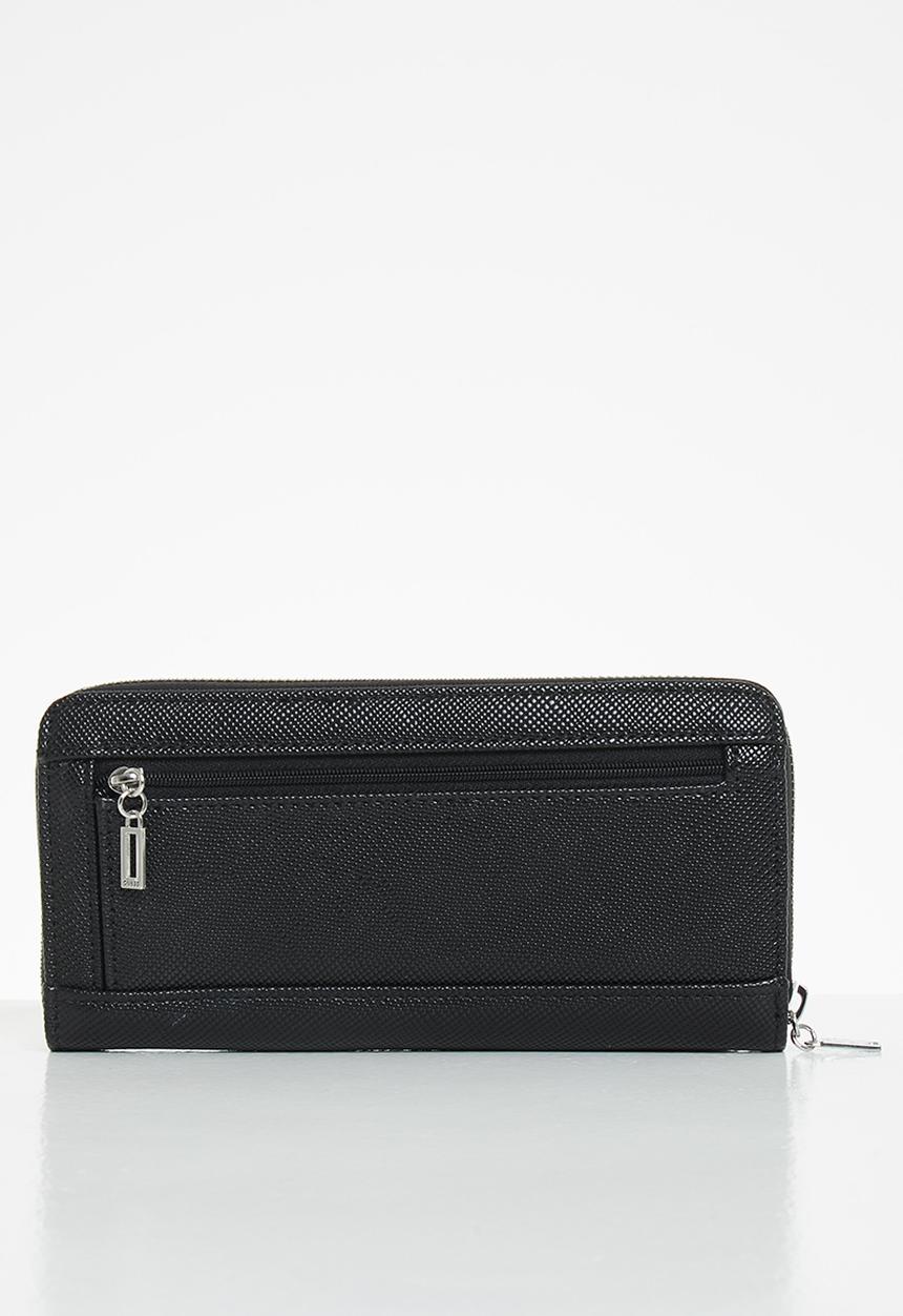 GUESS - Cordelia slg large zip around - black