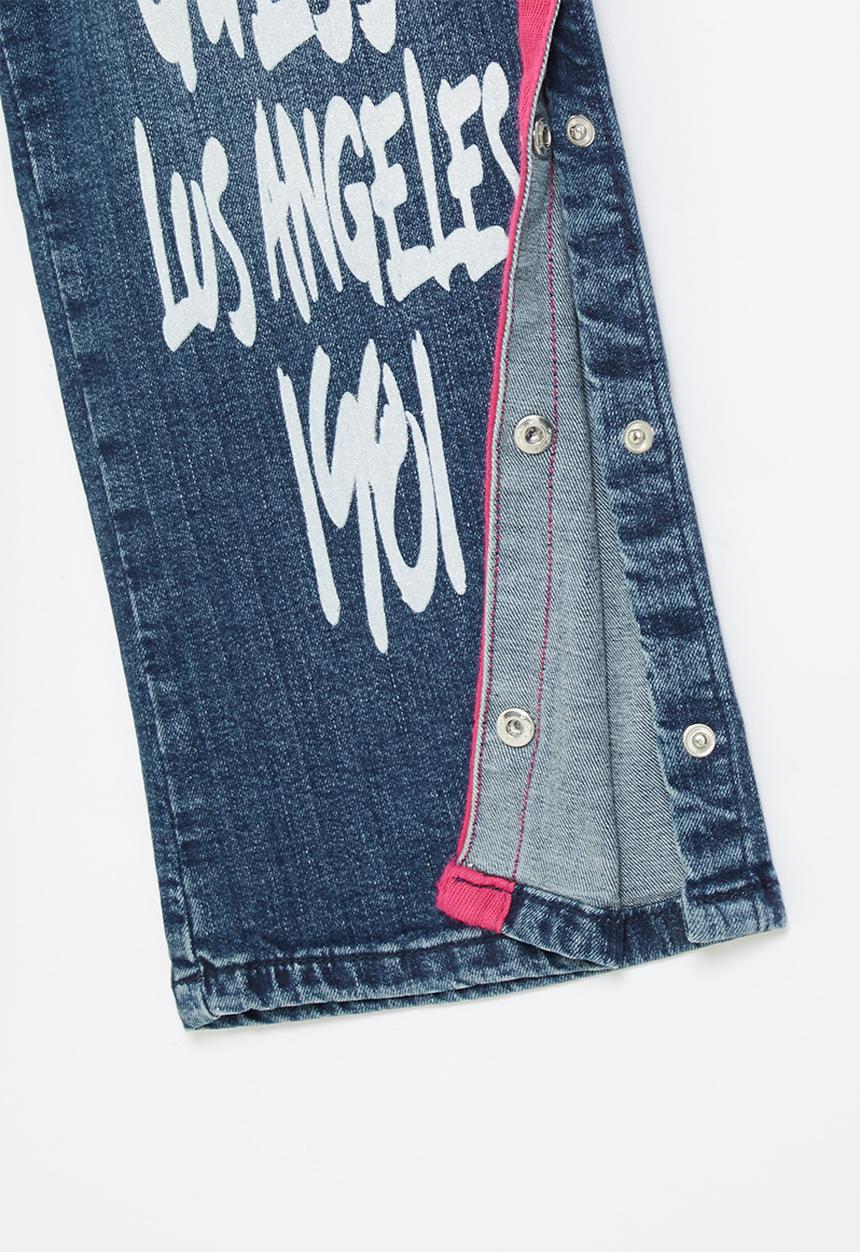 GUESS - Side popper jeans - blue
