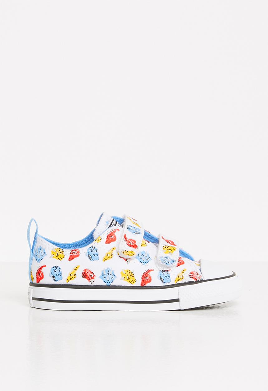 Converse - Chuck Taylor all star 2v ox - white/university blue/poppy glow