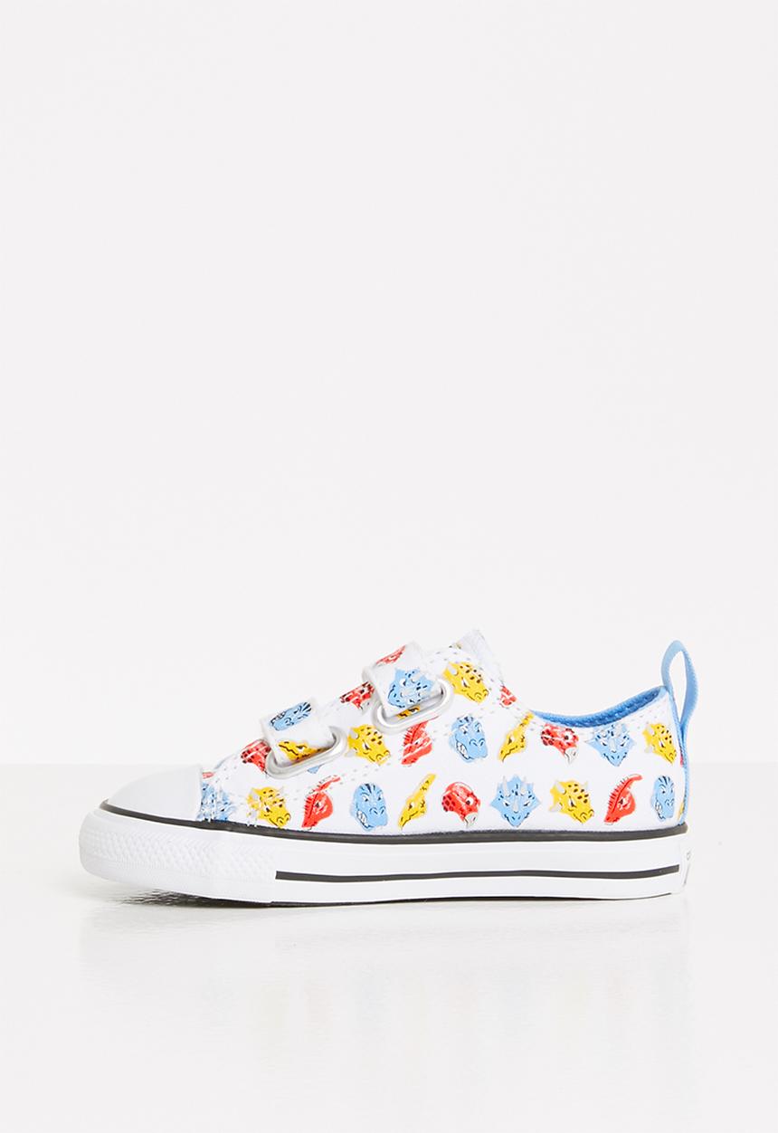 Converse - Chuck Taylor all star 2v ox - white/university blue/poppy glow
