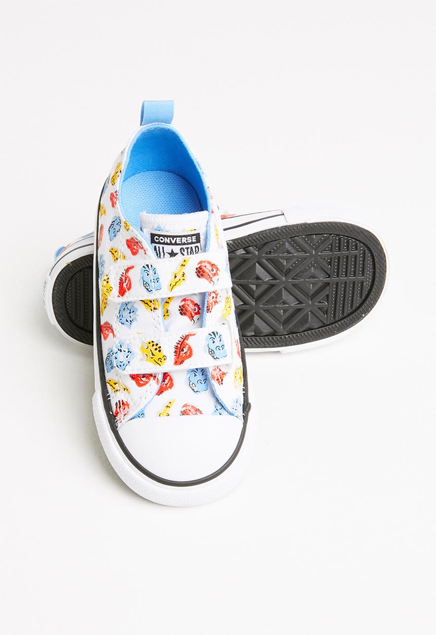 Converse - Chuck Taylor all star 2v ox - white/university blue/poppy glow