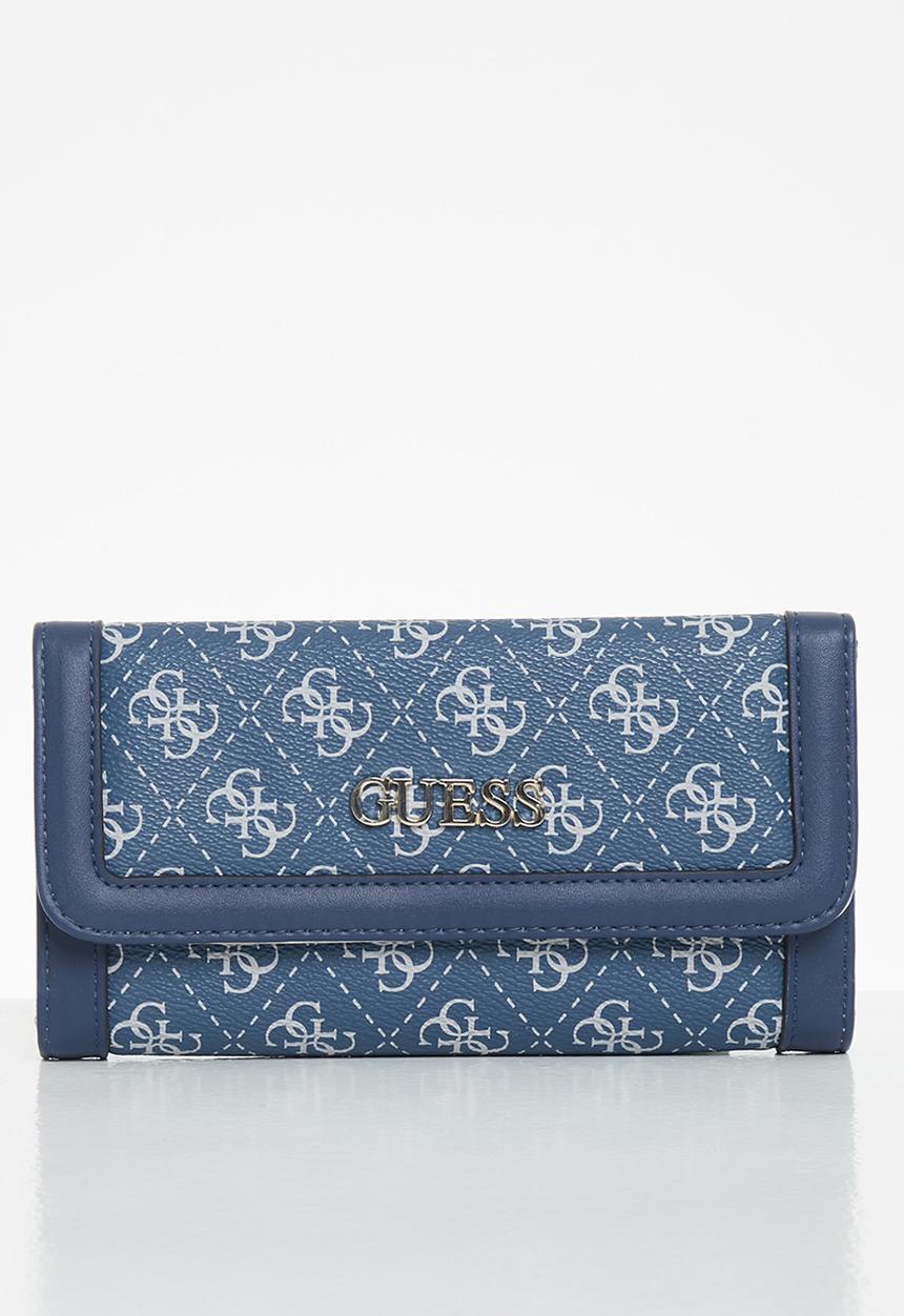 GUESS - Washington slg multi clutch - blue 