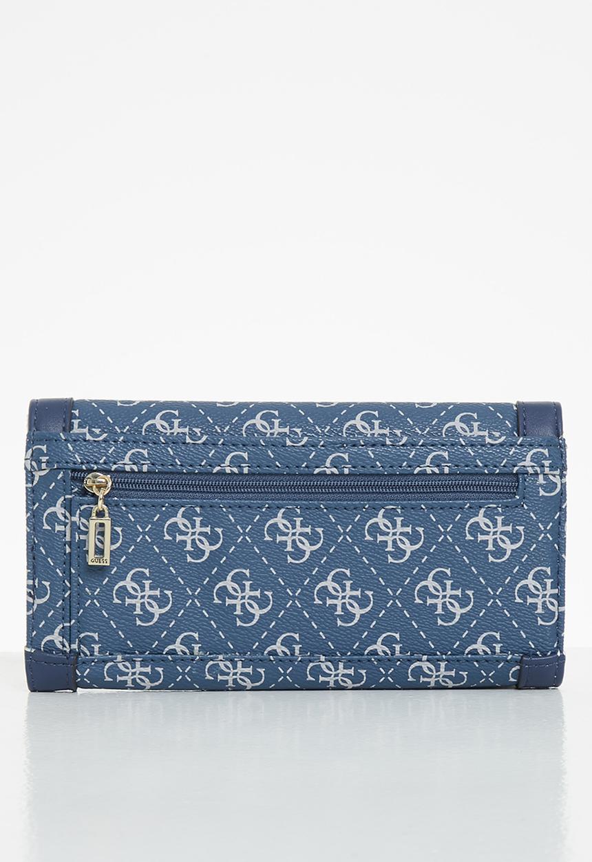 GUESS - Washington slg multi clutch - blue 