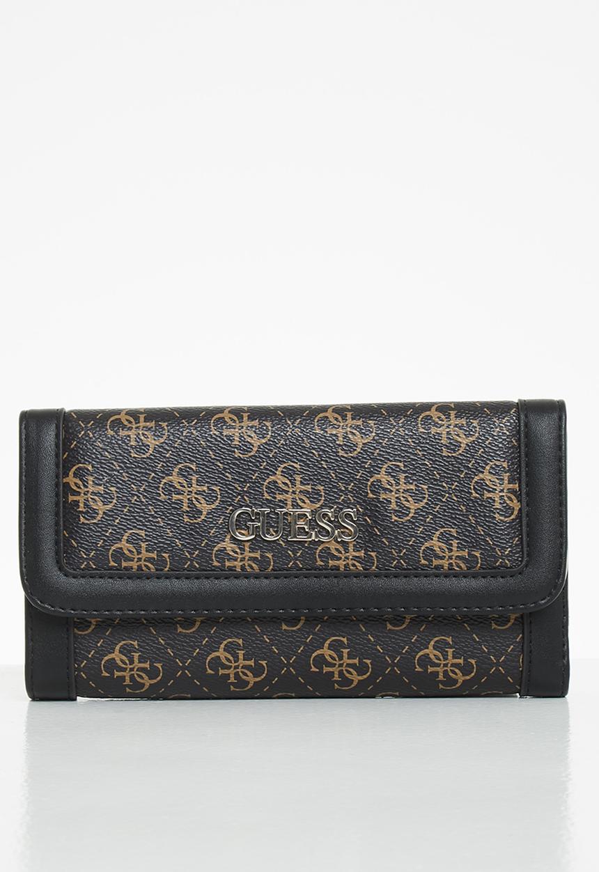 GUESS - Washington slg multi clutch - brown