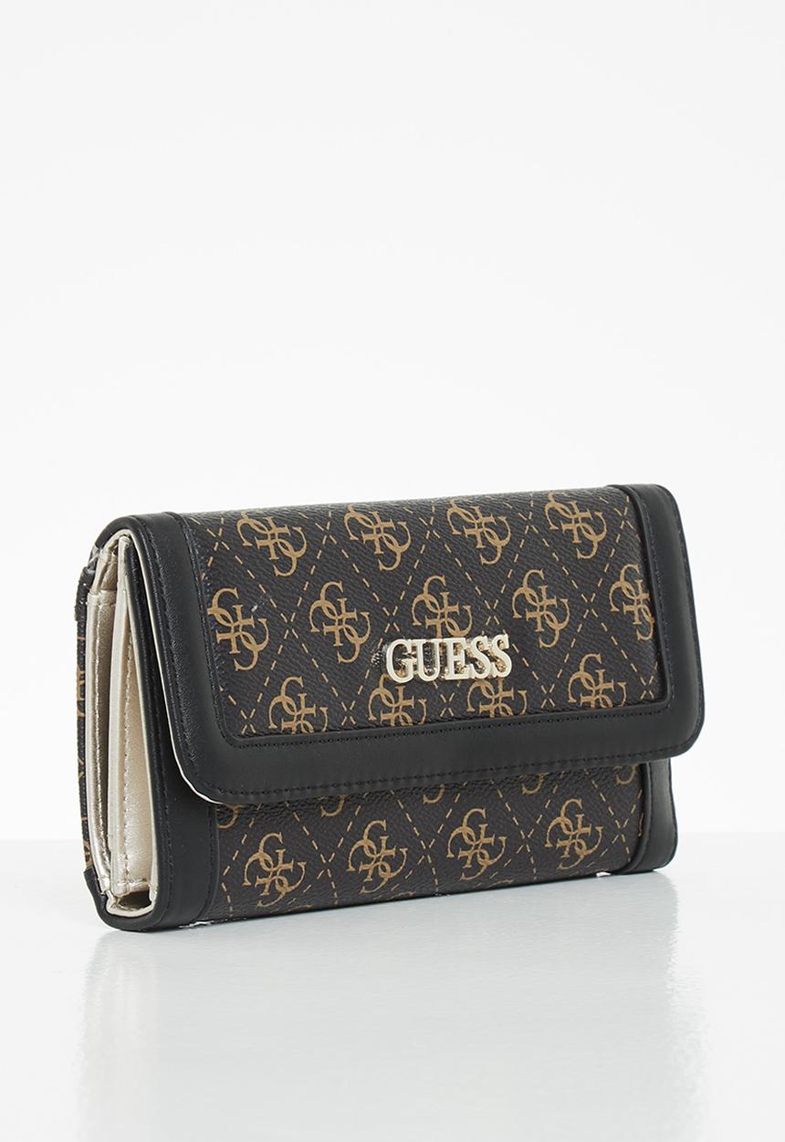 GUESS - Washington slg multi clutch - brown