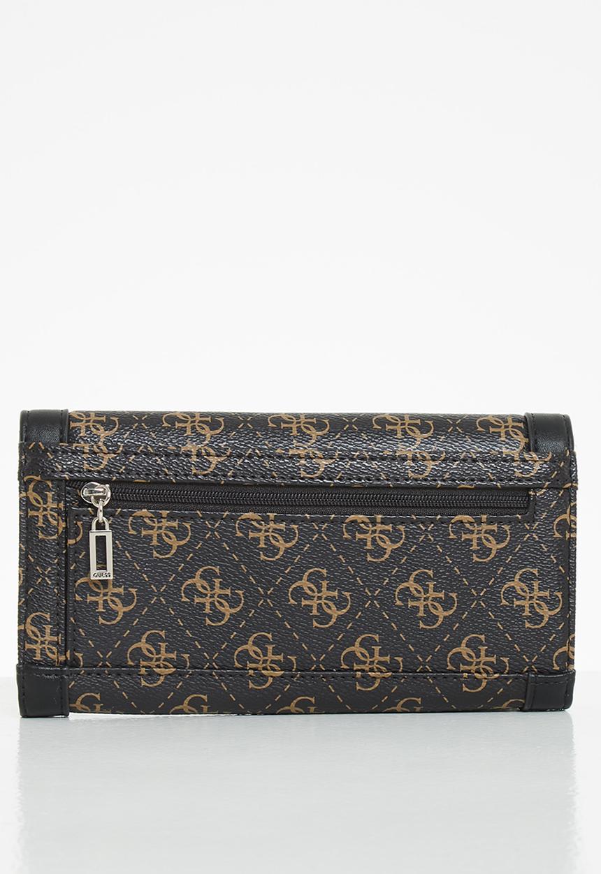 GUESS - Washington slg multi clutch - brown