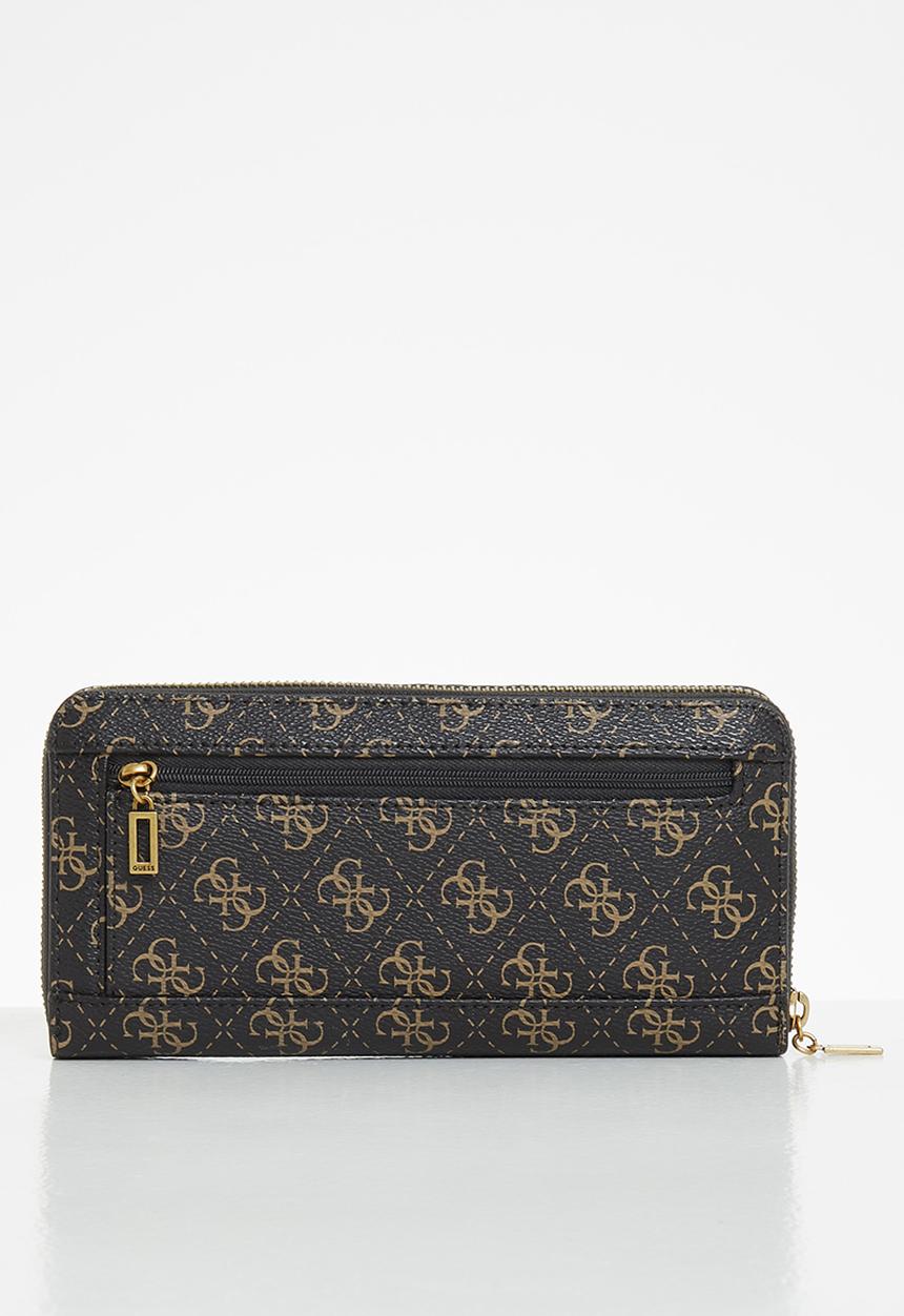 GUESS - Cordelia logo slg lrg zip arnd - brown