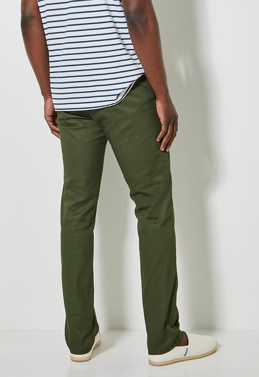 Superbalist - Caleb slim chino - khaki green