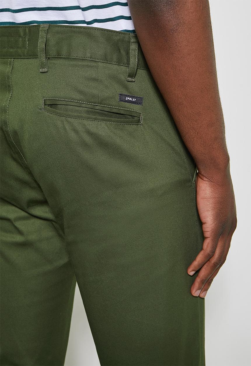 Superbalist - Caleb slim chino - khaki green