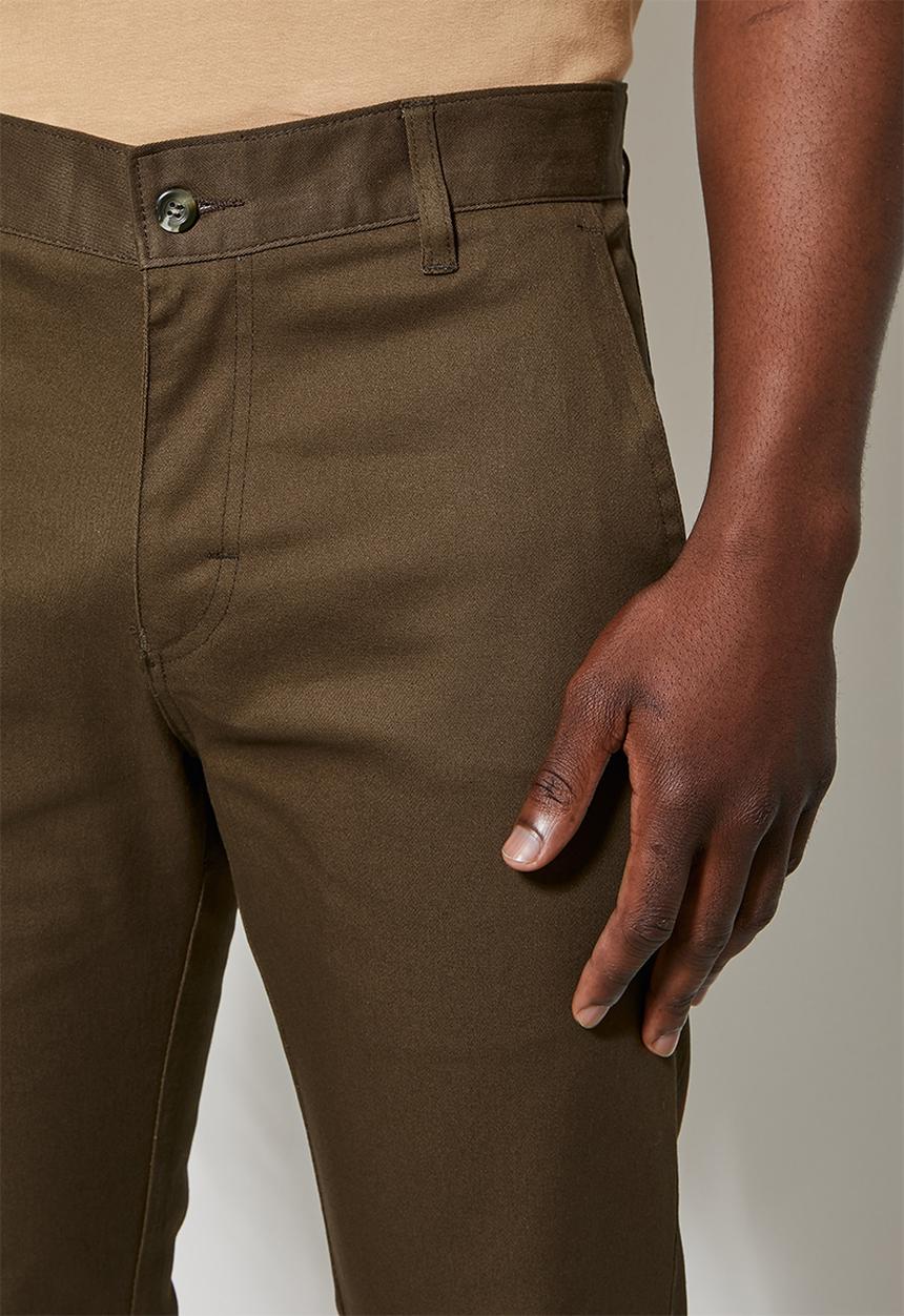 Superbalist - Caleb slim chino - brown