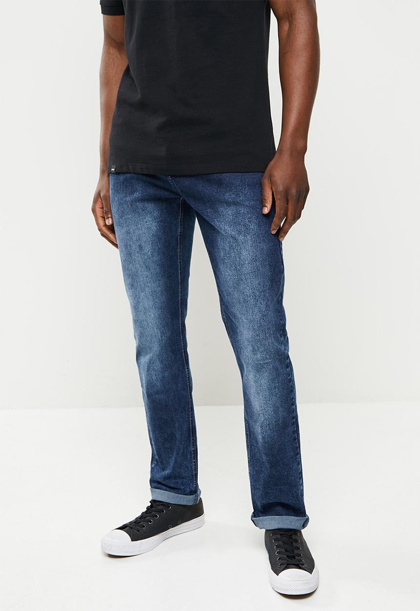 SOVIET - M bono-r #9 basic slim leg denim  - dk indigo