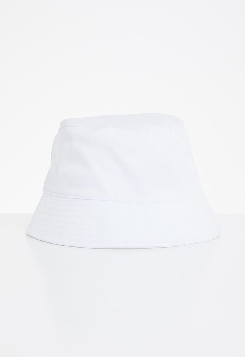 Superbalist - Nasa logo bucket hat - white & silver