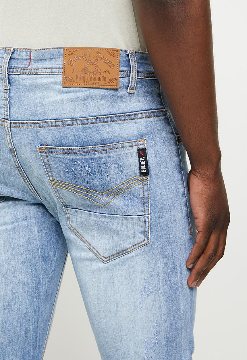 SOVIET - M paterson #4 fashion skinny - light indigo