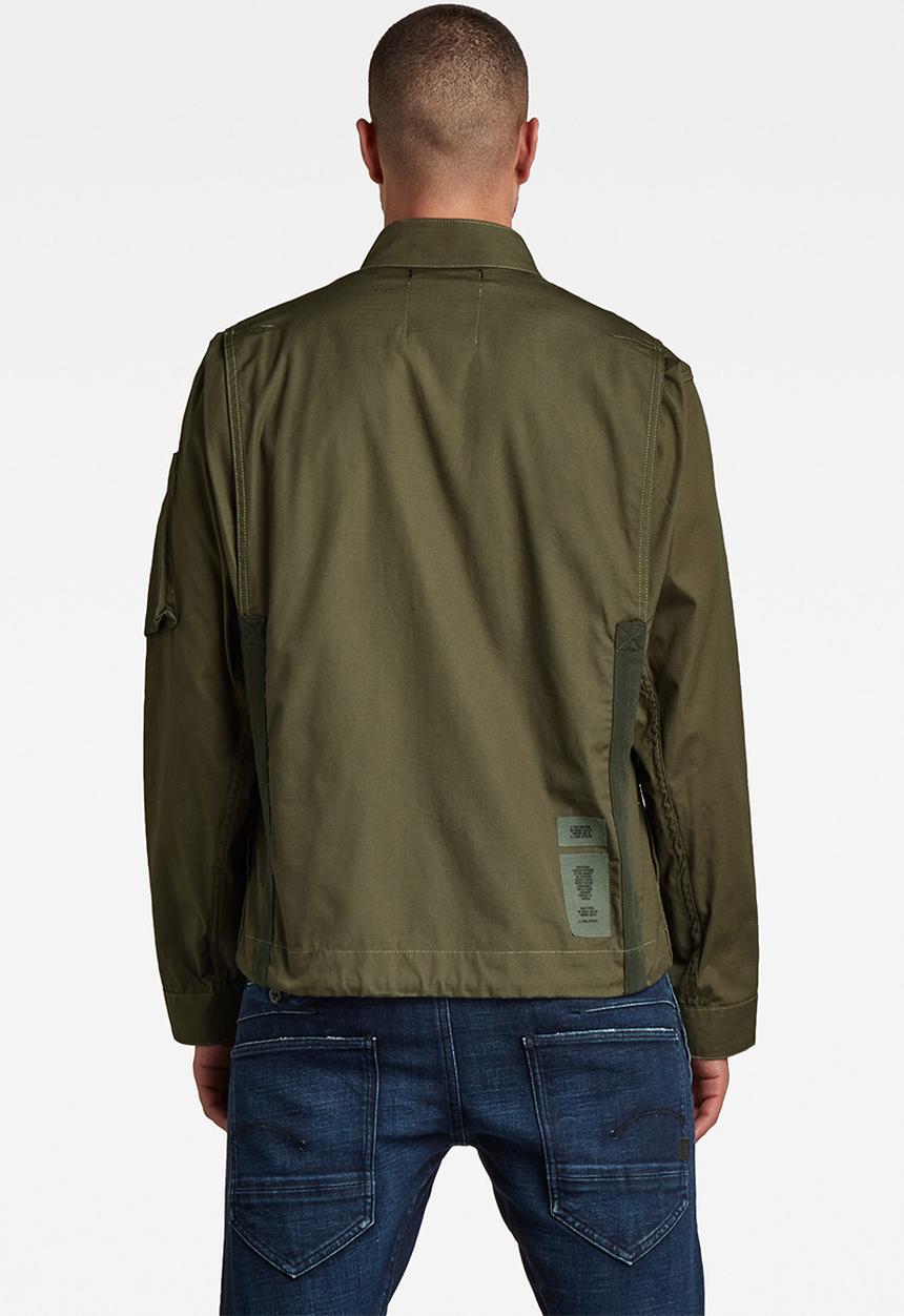 G-STAR - Sporty slanted pocket indoor jacket - combat