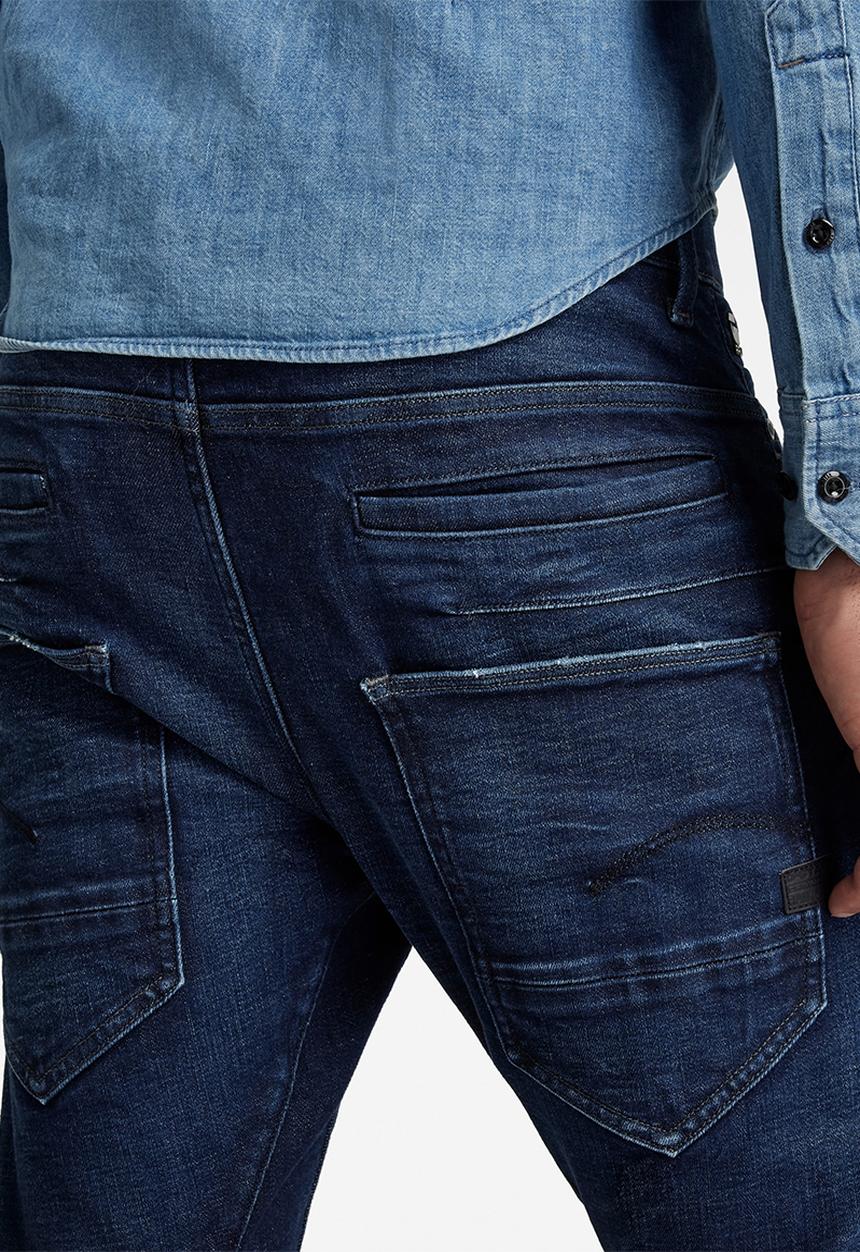 G-STAR - D-staq 3d slim - worn in ultramarine