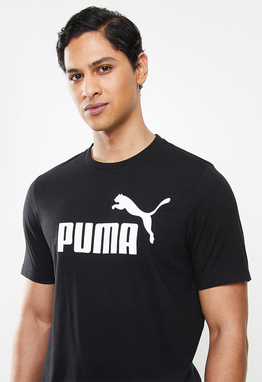 PUMA - Ess logo tee - cotton black