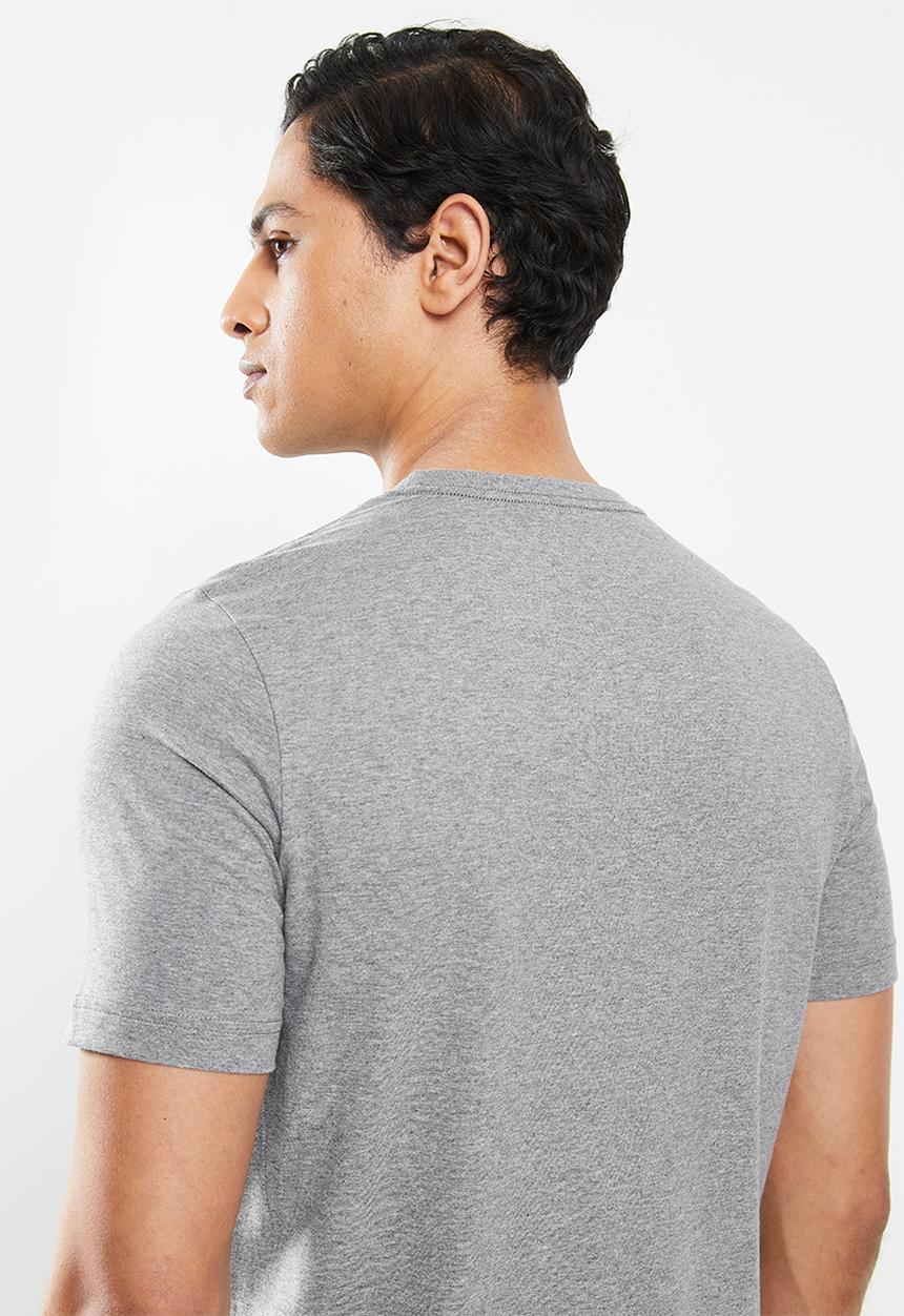PUMA - Ess logo tee m - medium gray heather