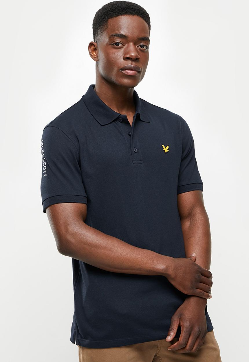 Lyle & Scott - Sleeve logo polo - navy