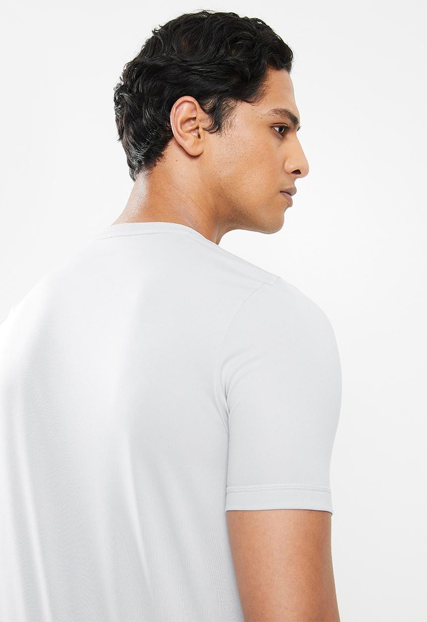 PUMA - Active big logo tee - gray violet