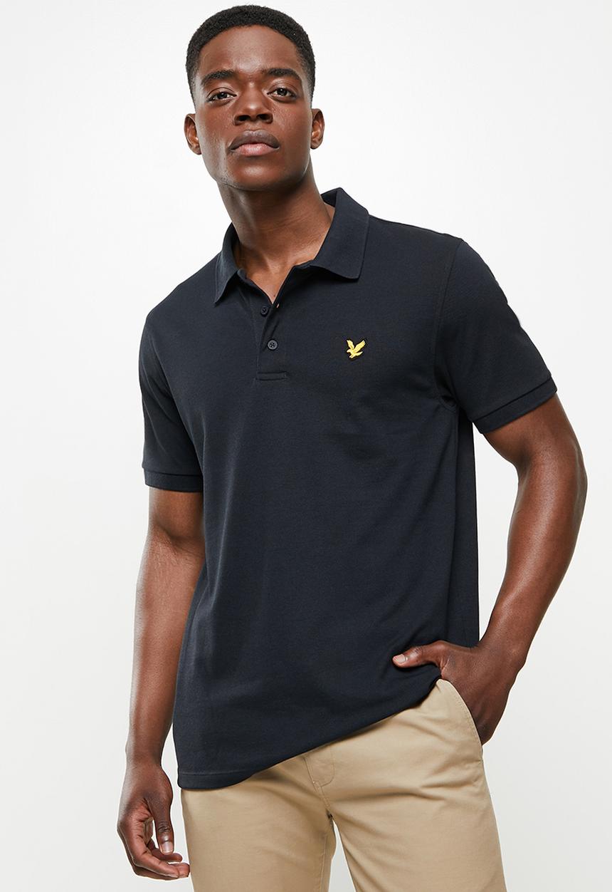 Lyle & Scott - Sleeve logo polo - black