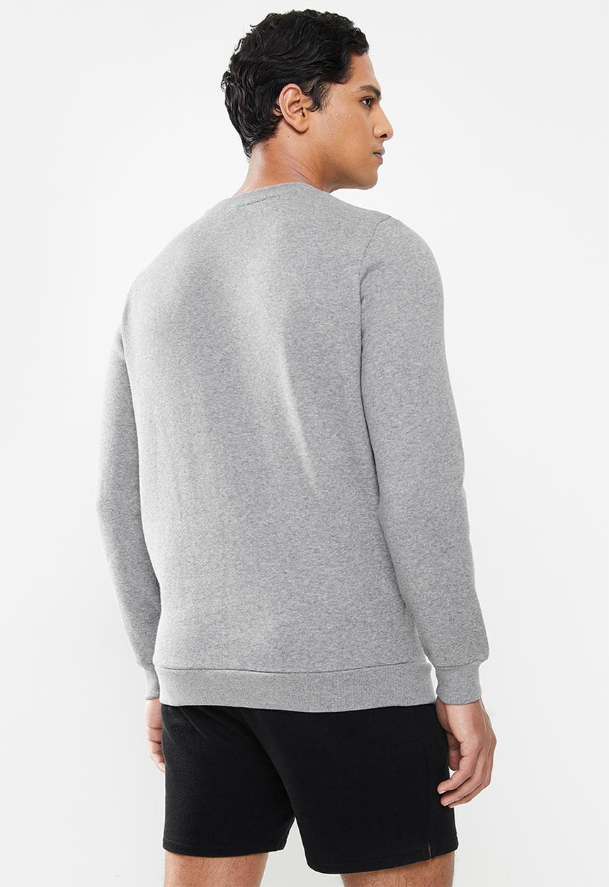 PUMA - Ess+ 2 col big logo crew fl - grey