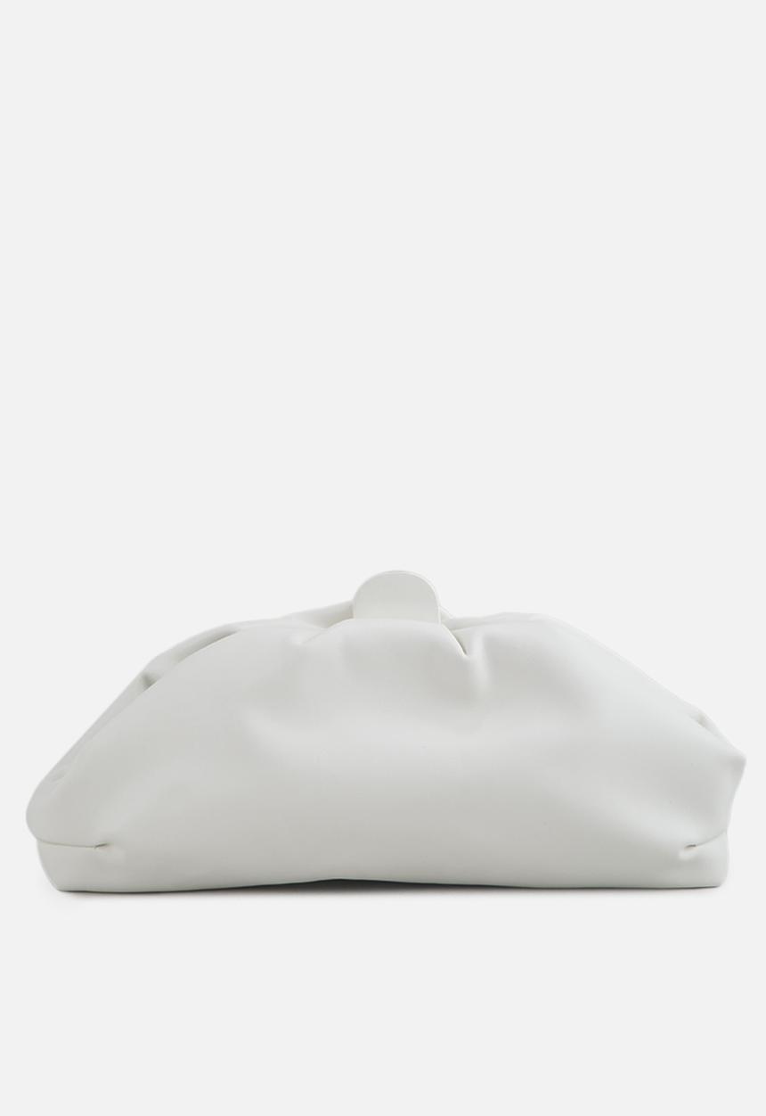 BUFFALO® London - Olivia - clutch - imi nappa - off white